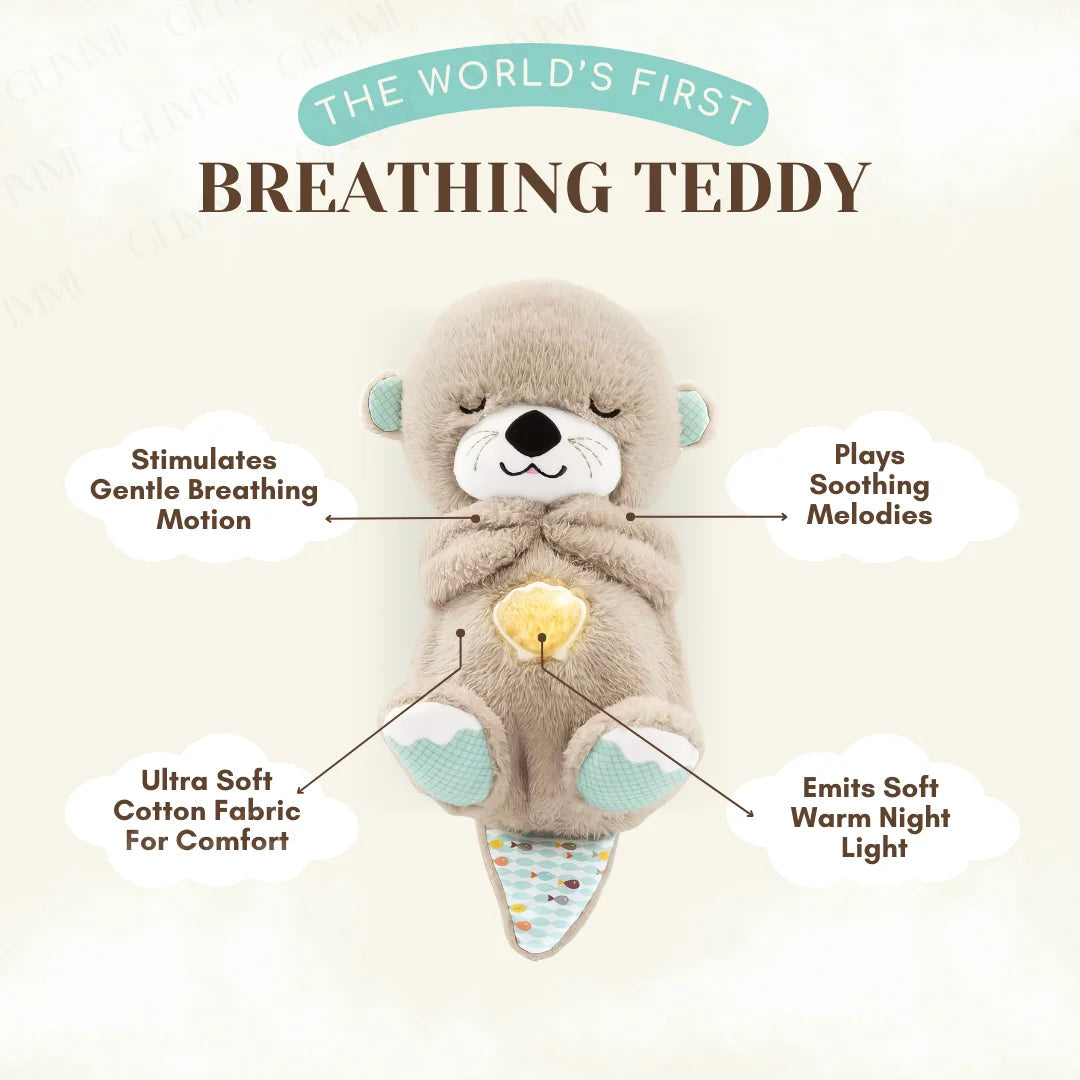 Breathing Teddy Plush Toy